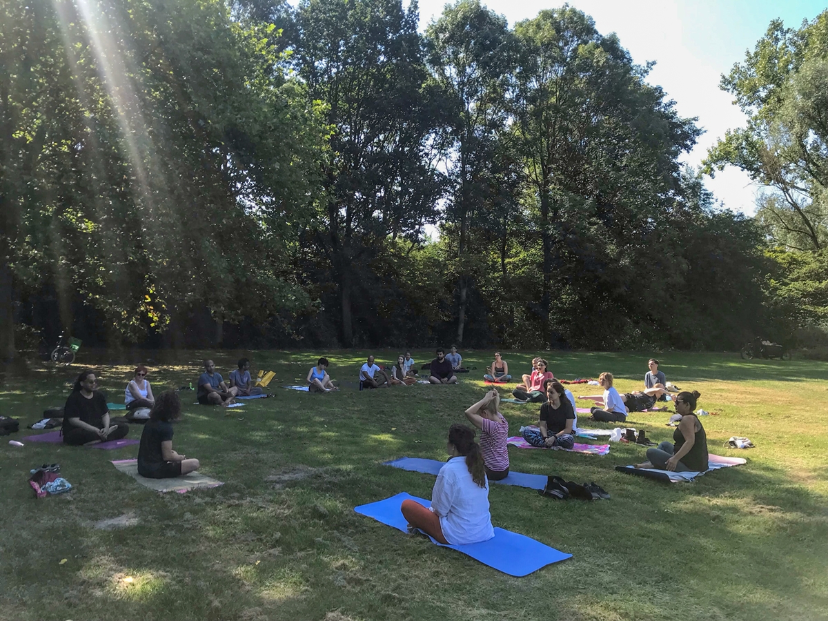 yoga in stadspark