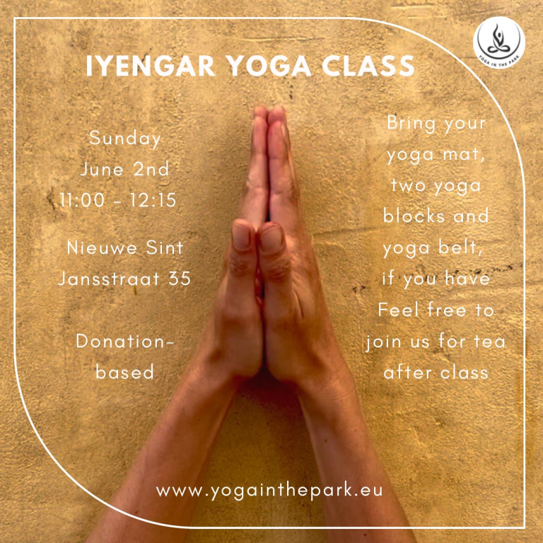 Yoga Class Sunday June 2nd, 11:00 - 12:15 @Nieuwe Sint Jansstraat 35