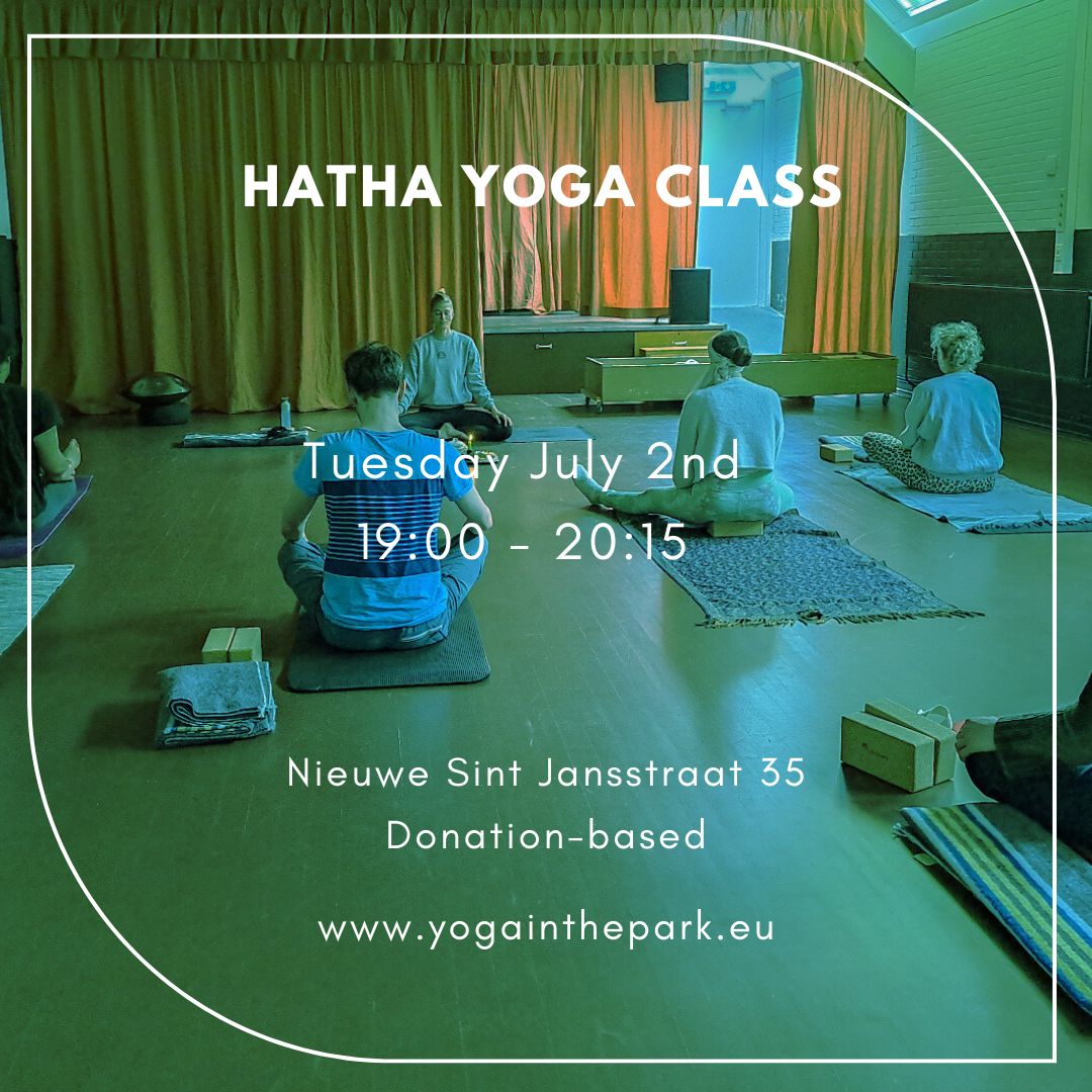 Yoga Class Tuesday July 2nd, 19:00 -20:15 @Nieuwe Sint Jansstraat 35