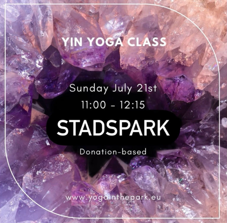 Yoga Class Sunday July 21st, 11:00 - 12:15 @Stadspark