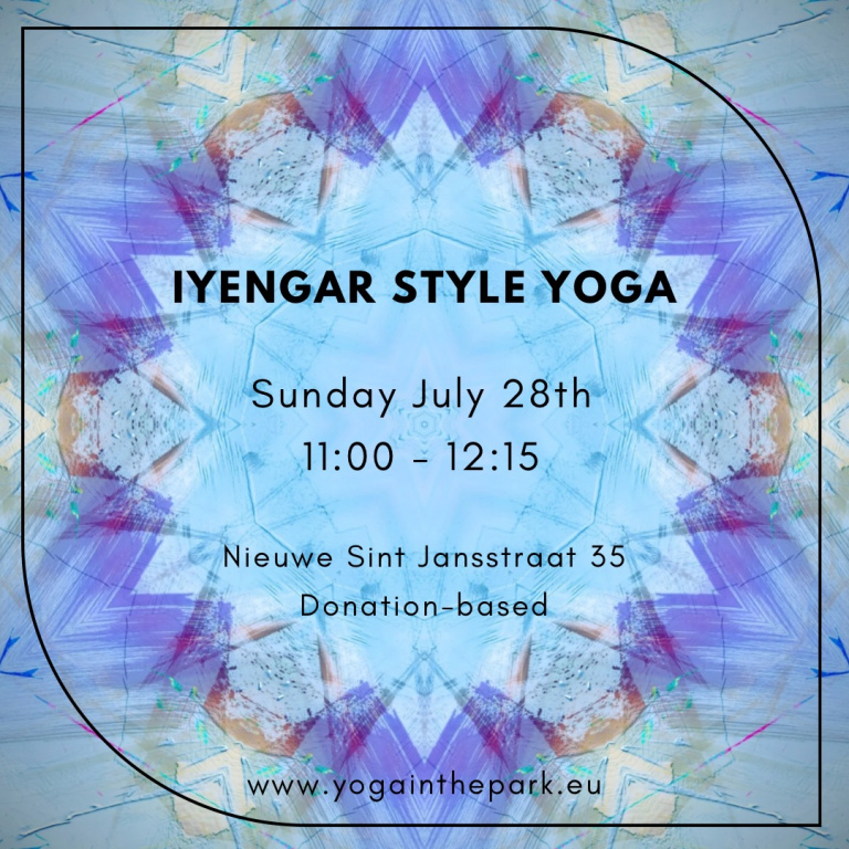 Yoga Class Sunday July 28th, 11:00 - 12:15 @Nieuwe Sint Jansstraat 35