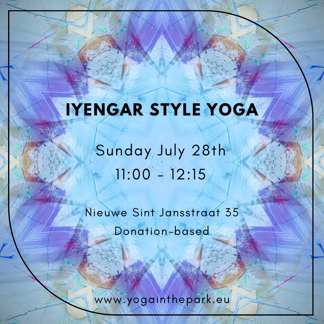 Yoga Class Sunday July 28th, 11:00 – 12:15 @Nieuwe Sint Jansstraat 35