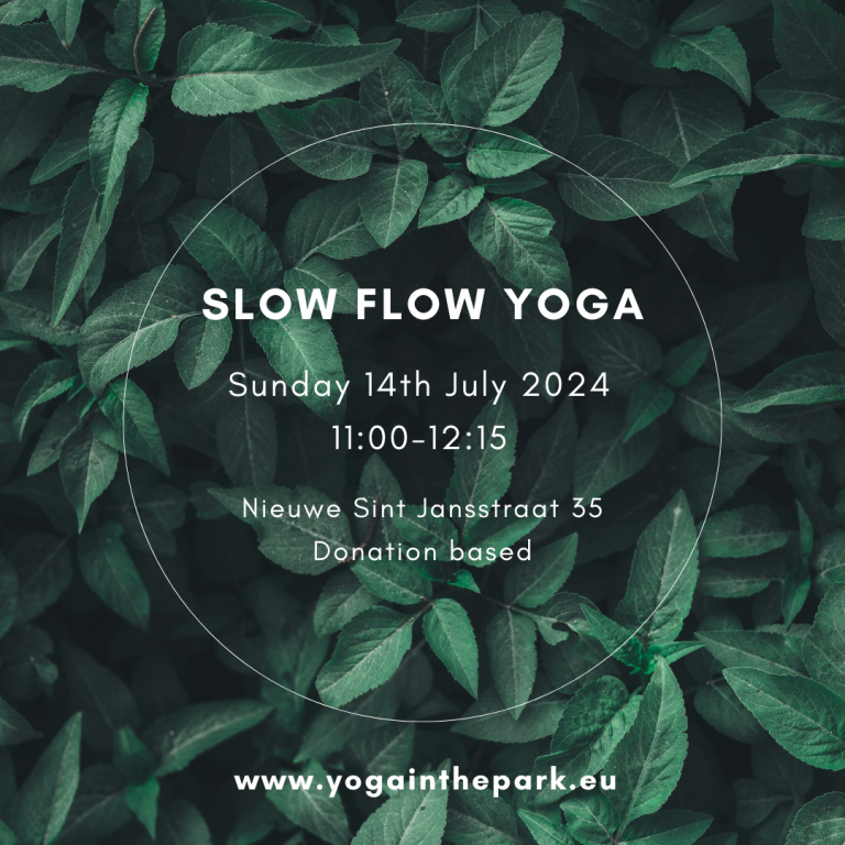 Yoga class Sunday 14th July 2024, 11:00-12:15 @ Nieuwe Sint Jansstraat 35
