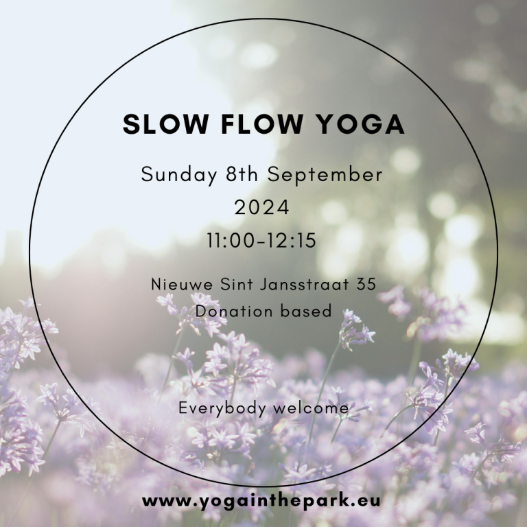 Yoga class Sunday 8th September @ 11:00-12:15, Nieuwe Sint Janstraat 35